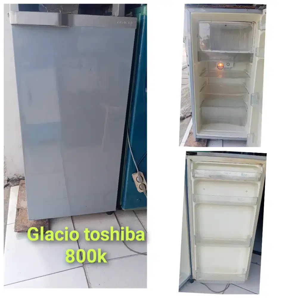 Kulkas Toshiba bekas bergaransi