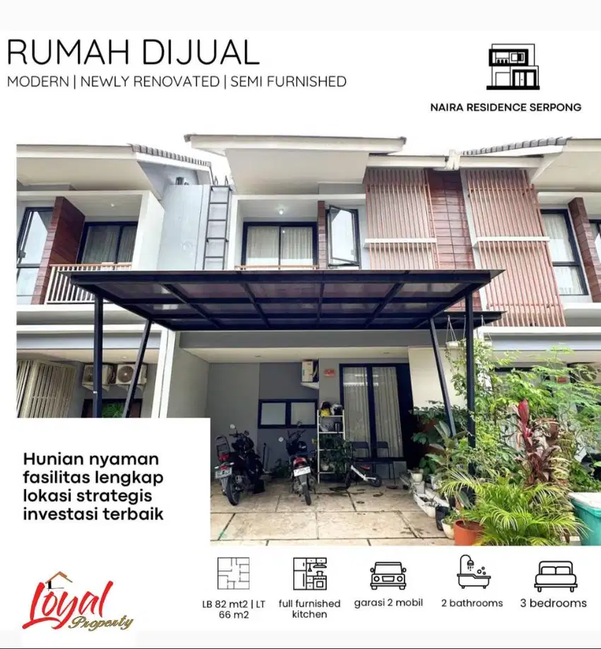 Dijual Cepat Rumah di Naira Residence Ciater Bsd City