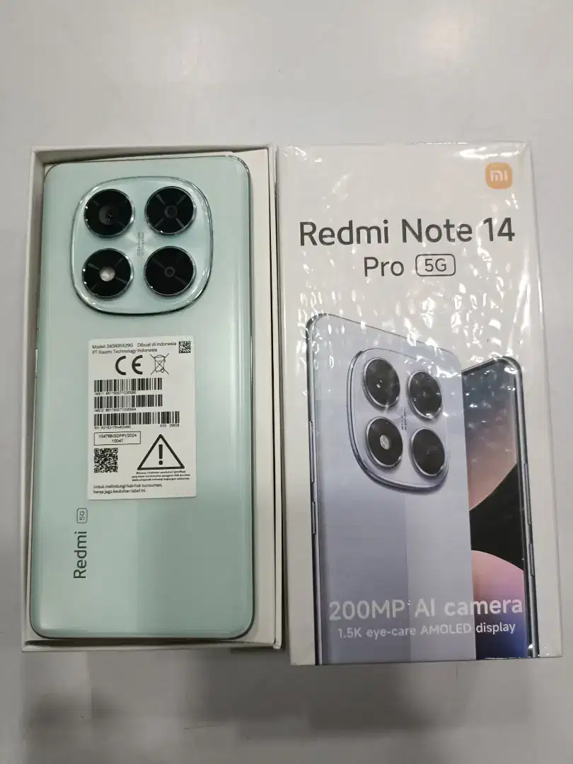 second redmi note 14 pro 5g 8/256gb garansi april 2026
