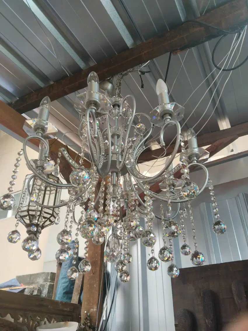 Lampu crystal eropa cabang 8
