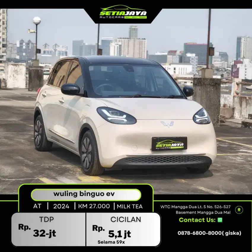 WULING BINGUO LISTRIK 2024 MILK TEA