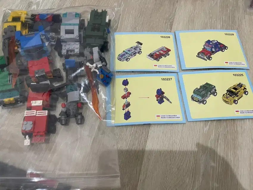 Sembo Blocks/Lego Transformer no series 103225 sampai 103328