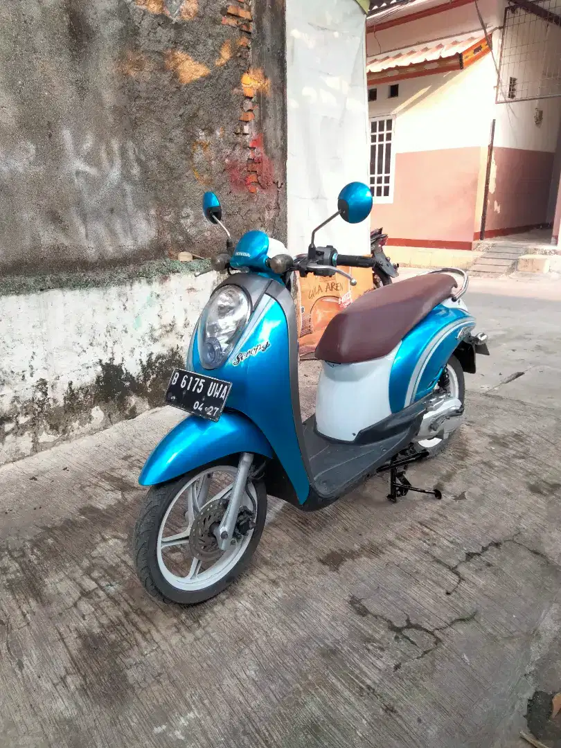 Scoopy karbu thn 2012 Pajak panjang mulus Orsinil siap pakai