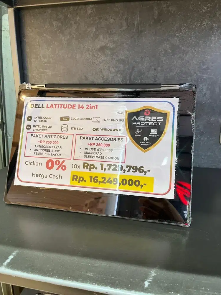 SEGAMPANG ITU CICILAN LAPTOP DELL LATITUDE 14 2 in 1 CUKUP KTP