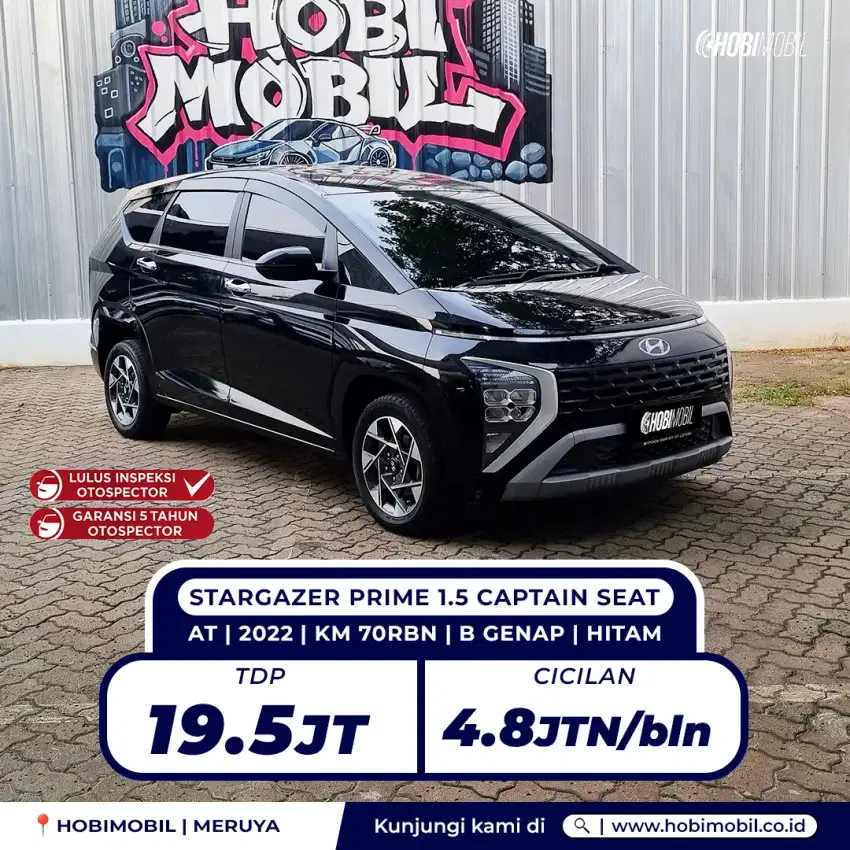 Stargazer prime at 2022 garansi mesin transmisi 5 tahun