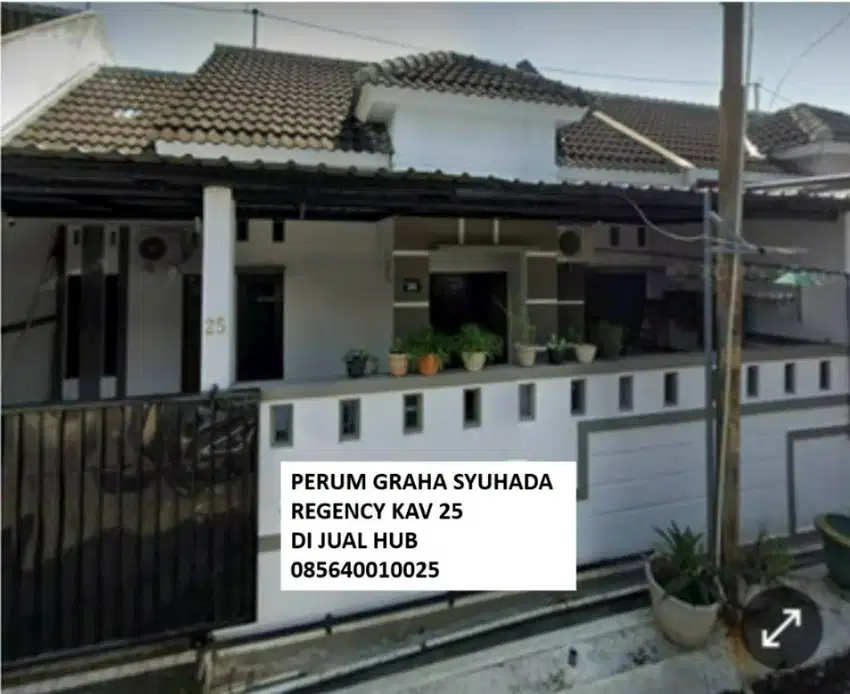 RUMAH JUAL MURAH SIAP HUNI PERUM GRAHA SYUHADA REGENCY