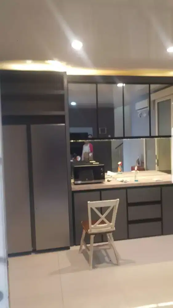 Kitchen set almunium acp garansi 2 tahun