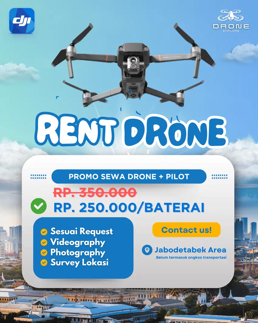 Sewa Drone+Pilot