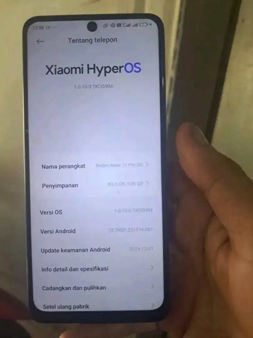 Redmi note 11pro 5g 8/128