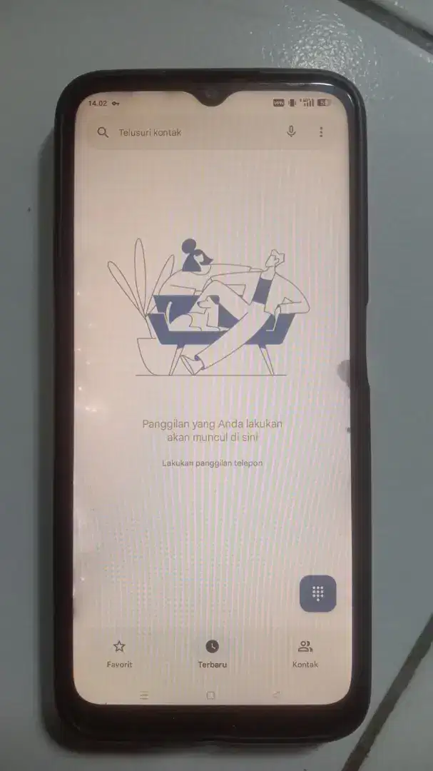 oppo a78 5g minus lcd bercak