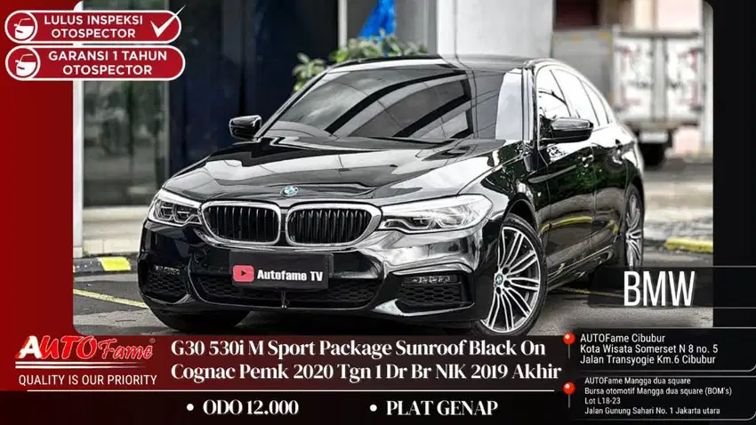 ODO 12RB BMW 530i 2.0 MSport 2019