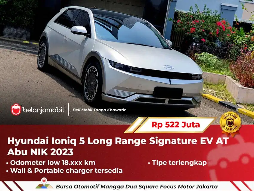 [ LOW KM ] Hyundai Ioniq 5 Long Range Signature EV AT Abu 2023/2024