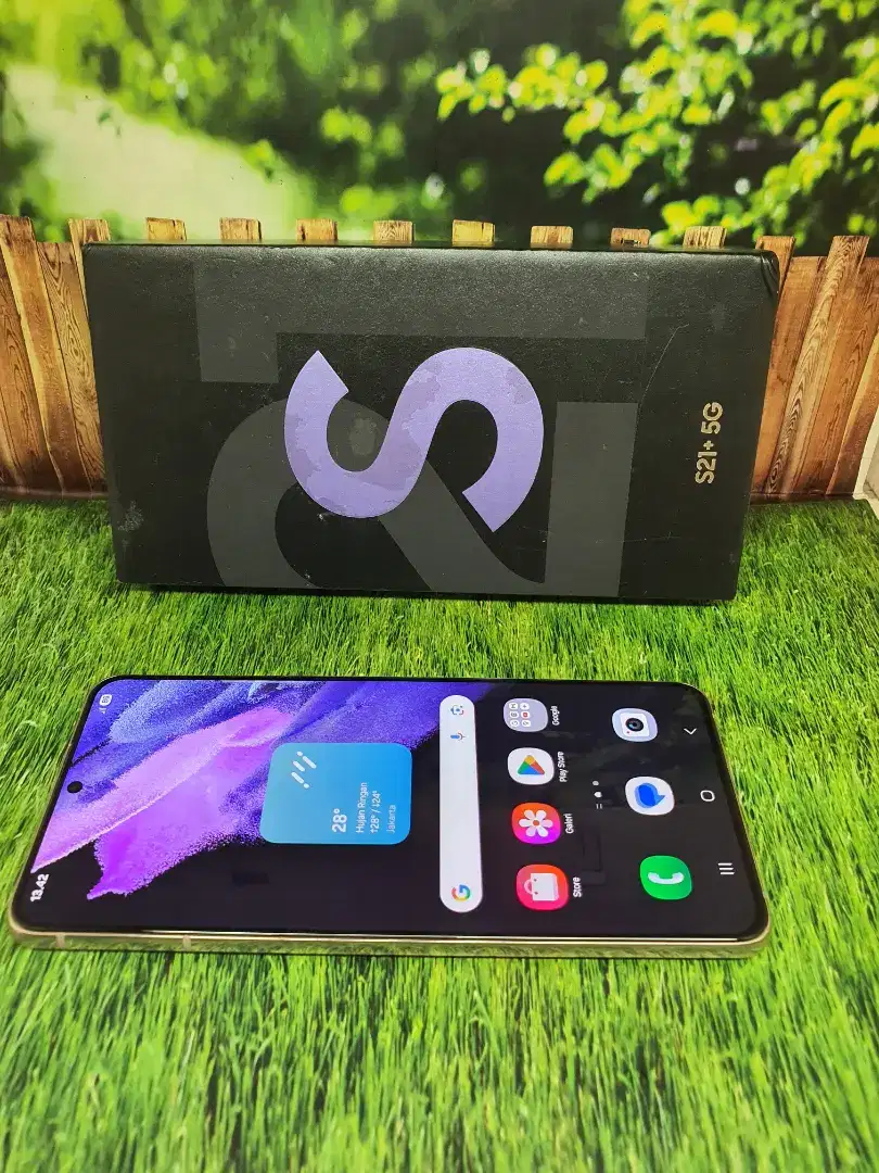 Samsung galaxy s21 plus 5g 8gb/256gb fullset ori sein