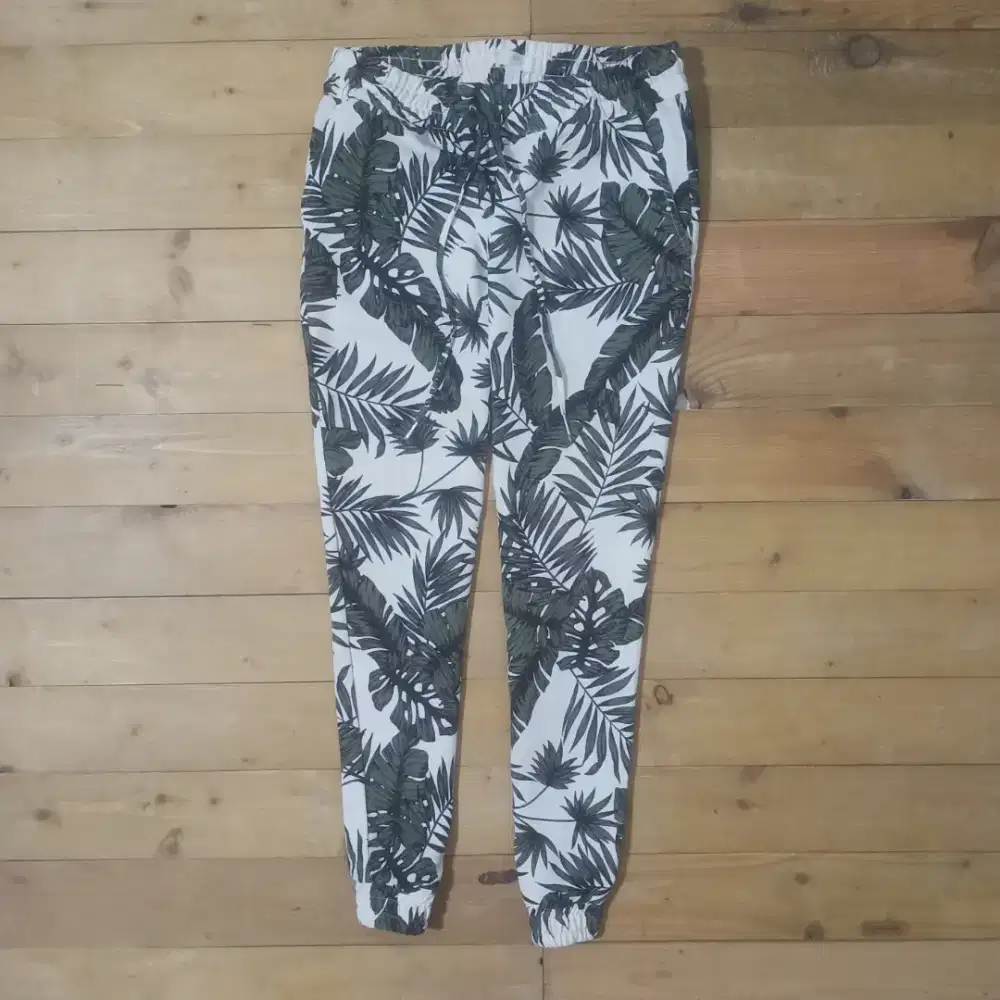 H&M LOGG Floral Jogger Celana Panjang