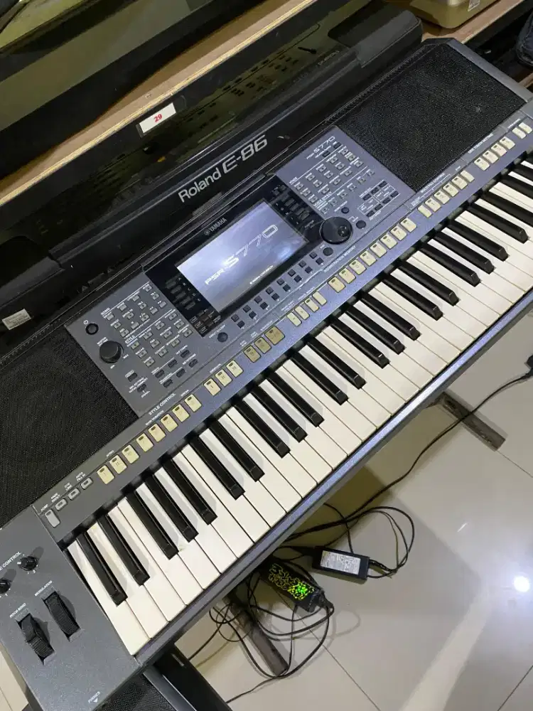 Keyboard Yamaha PSR S770 Sampling