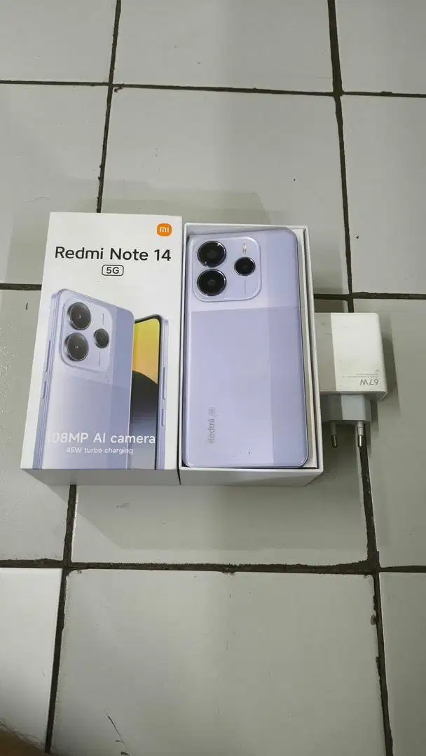 redmi note 14 5G 8/256 fullset no minus