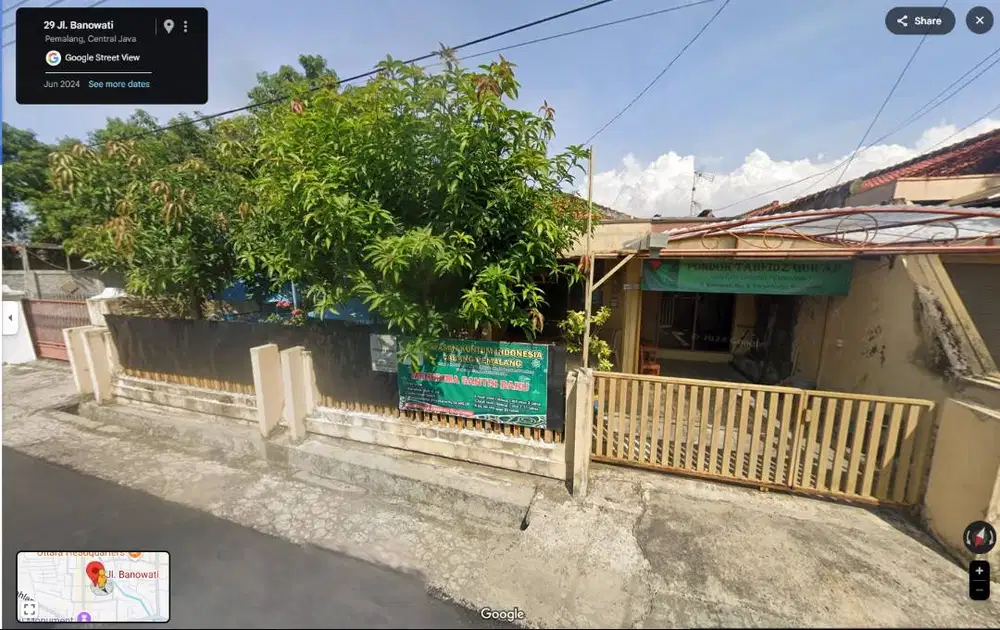 Tanah dan Bangunan Rumah Dijual, Jl Banowati 8 Pemalang (Nego)