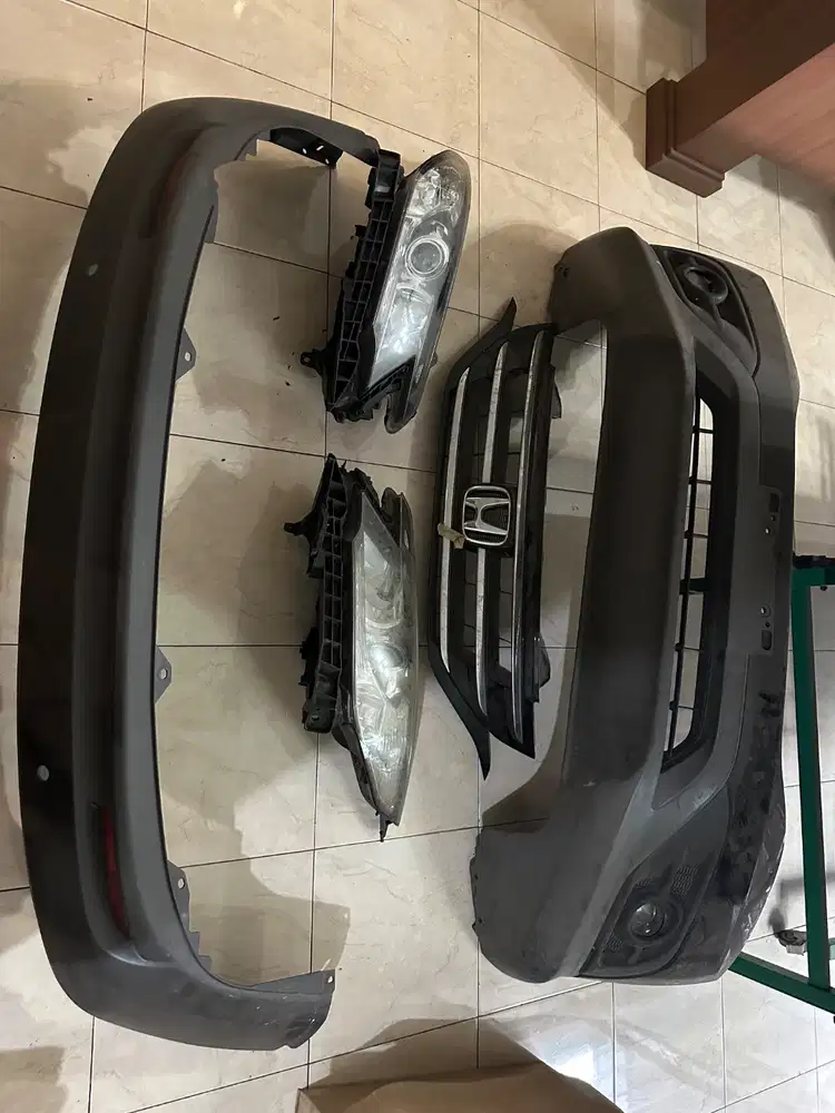 Bumper depan belakang CRV gen 4 bemper lampu depan headlight oem honda