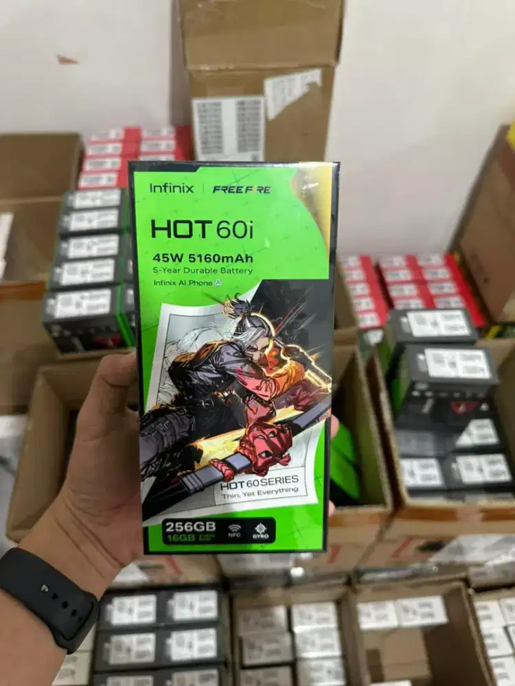 INFINIX HOT 60i 6/128-8/256 BARU ORIGINAL GARANSI RESMI 12 BULAN