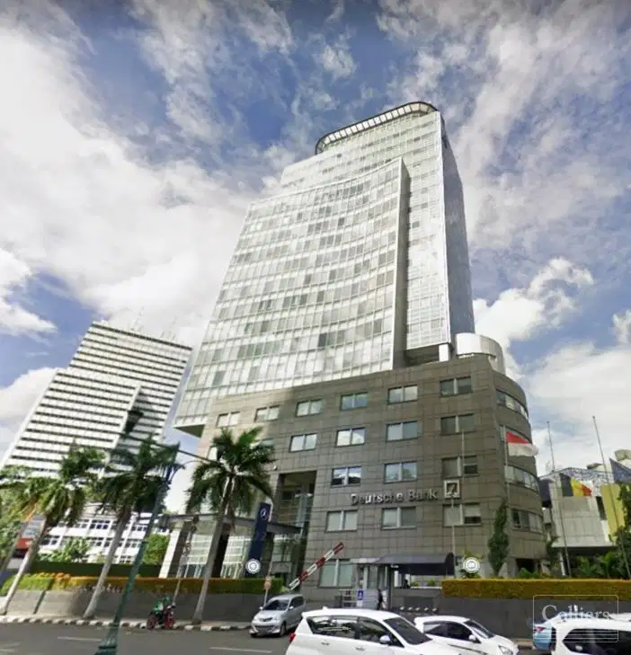 SEWA RUANG KANTOR GEDUNG DEUSTCHE BANK JAKARTA PUSAT