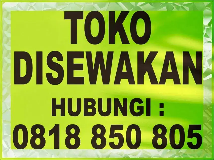 Kios Bulanan/Tahunan Disewakan di Kota Tangerang