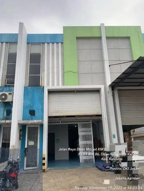 Dijual gudang Bizapark Daan Mogot Kalideres 3 lantai harga miring