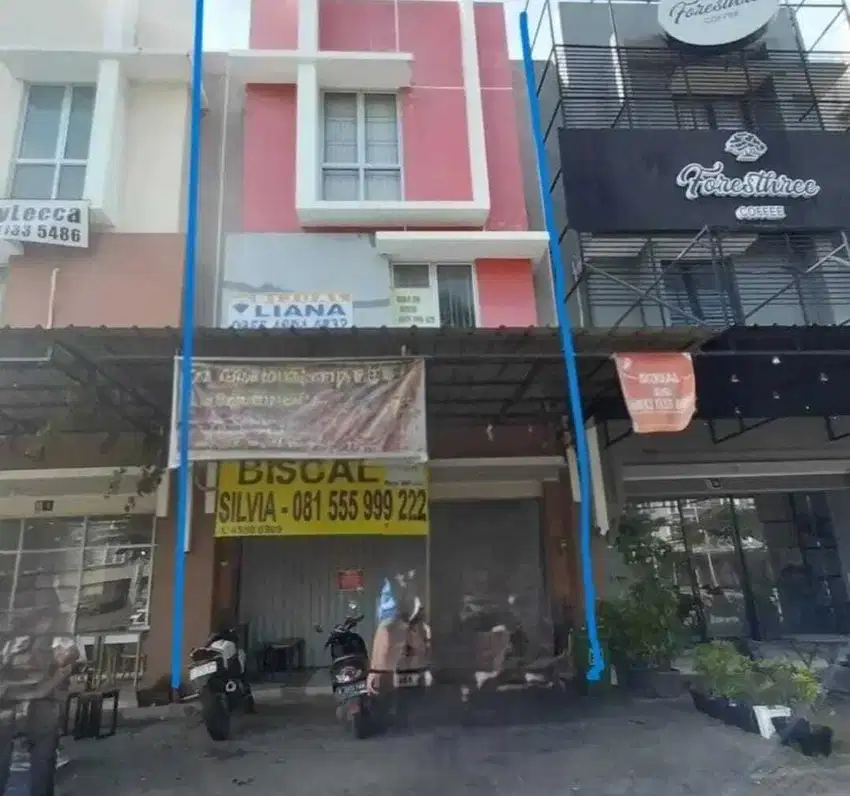 Dijual via lelang Ruko 3 lantai di daerah harapan indah 2 Bekasi