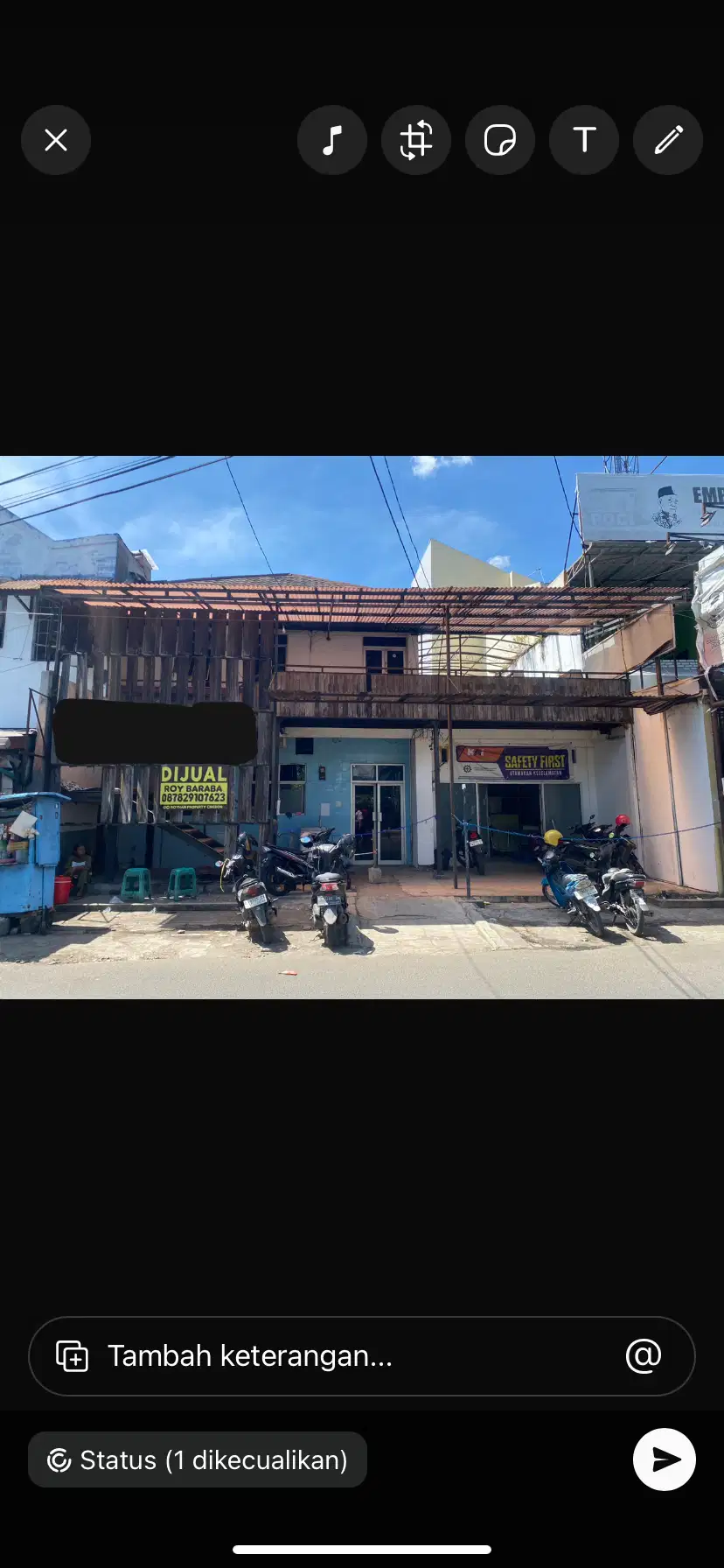 Jual Ruko Depan stasiun Kejaksan Kota Cirebon Cocok untuk kantor/kos