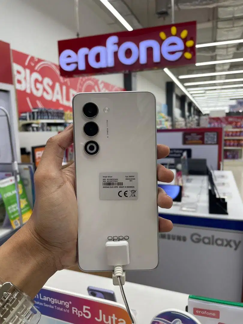 NEW OPPO A5 white free telur 10 pcs