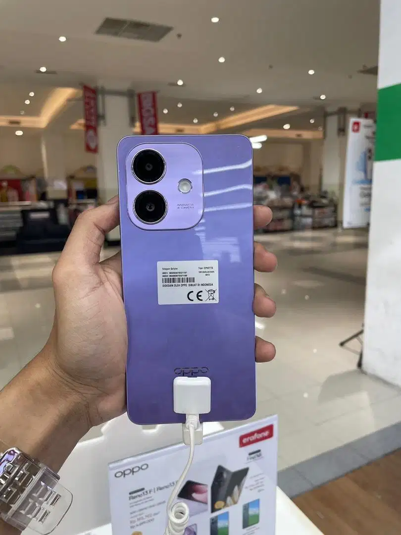NEW OPPO A5i purple free telur 10 pcs