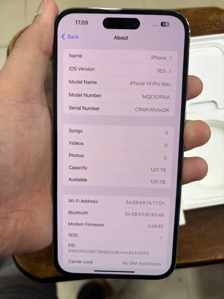SECOND IPHONE 14 PRO MAX 1TB IBOX