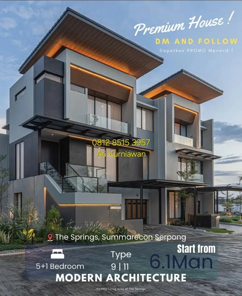 Summarecon Gading Serpong presented CLUSTER ARDEA HERON 3lt inc lift!