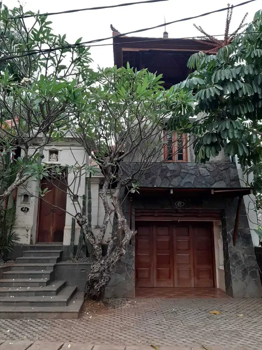 Rumah Asri Konsep Bali di Palem Puri Area Bintaro Sektor 9