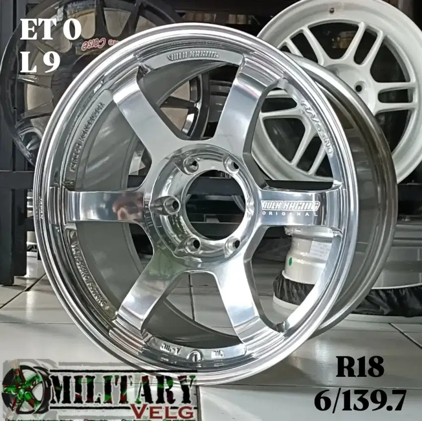 TE37 Progresif Flowforming R18 Highpolish mirror