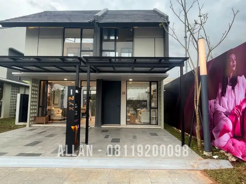 Dijual rumah murah 2 lantai cluster Park Serpong Karawaci Tangerang