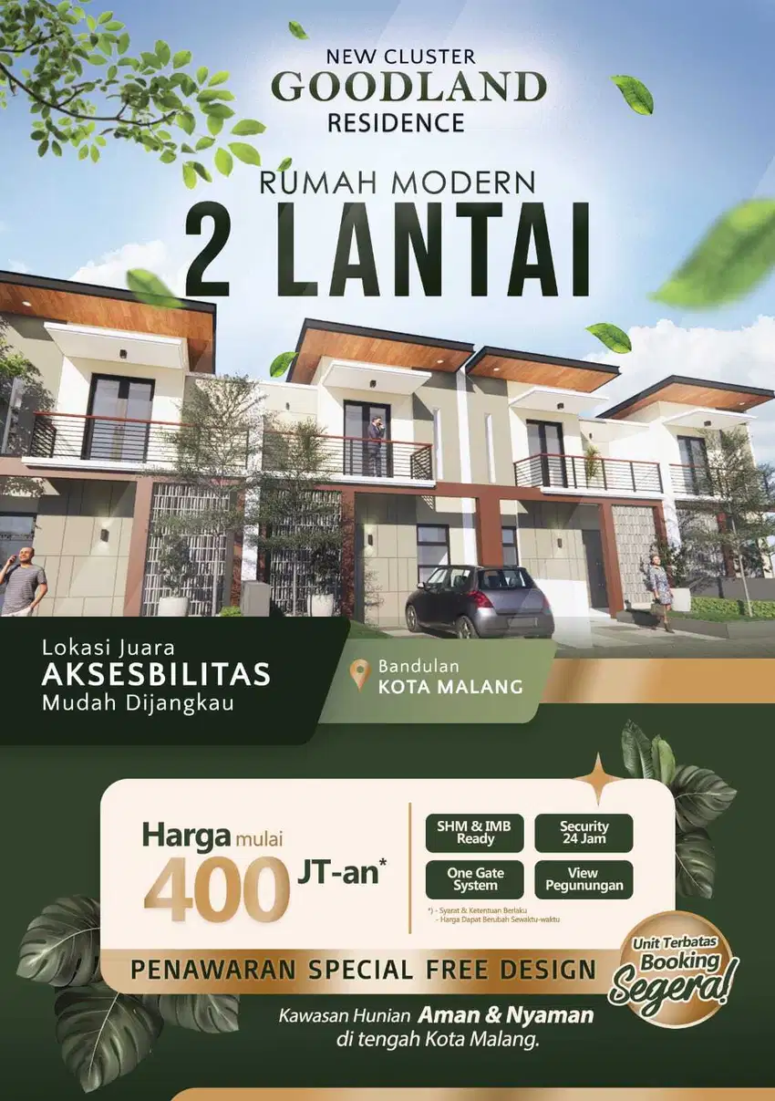 Hunian strategis, dekat kampus & fasilitas publik