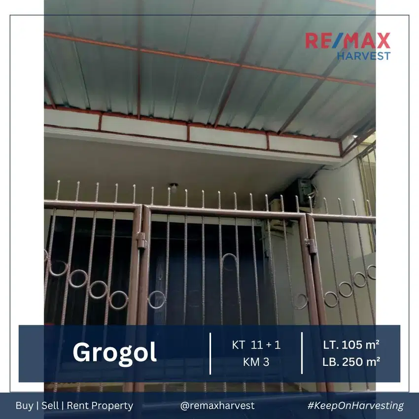 Dijual/Disewa Rumah Bisa Untuk Kost-Kostan Lebar 5Meter Grogol Jakbar