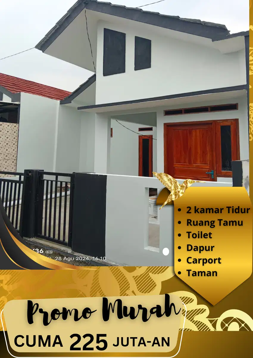 RUMAH MURAH 2 KAMAR DENGAN MEZZAINIE MULAI DARI 335 JUTAAN