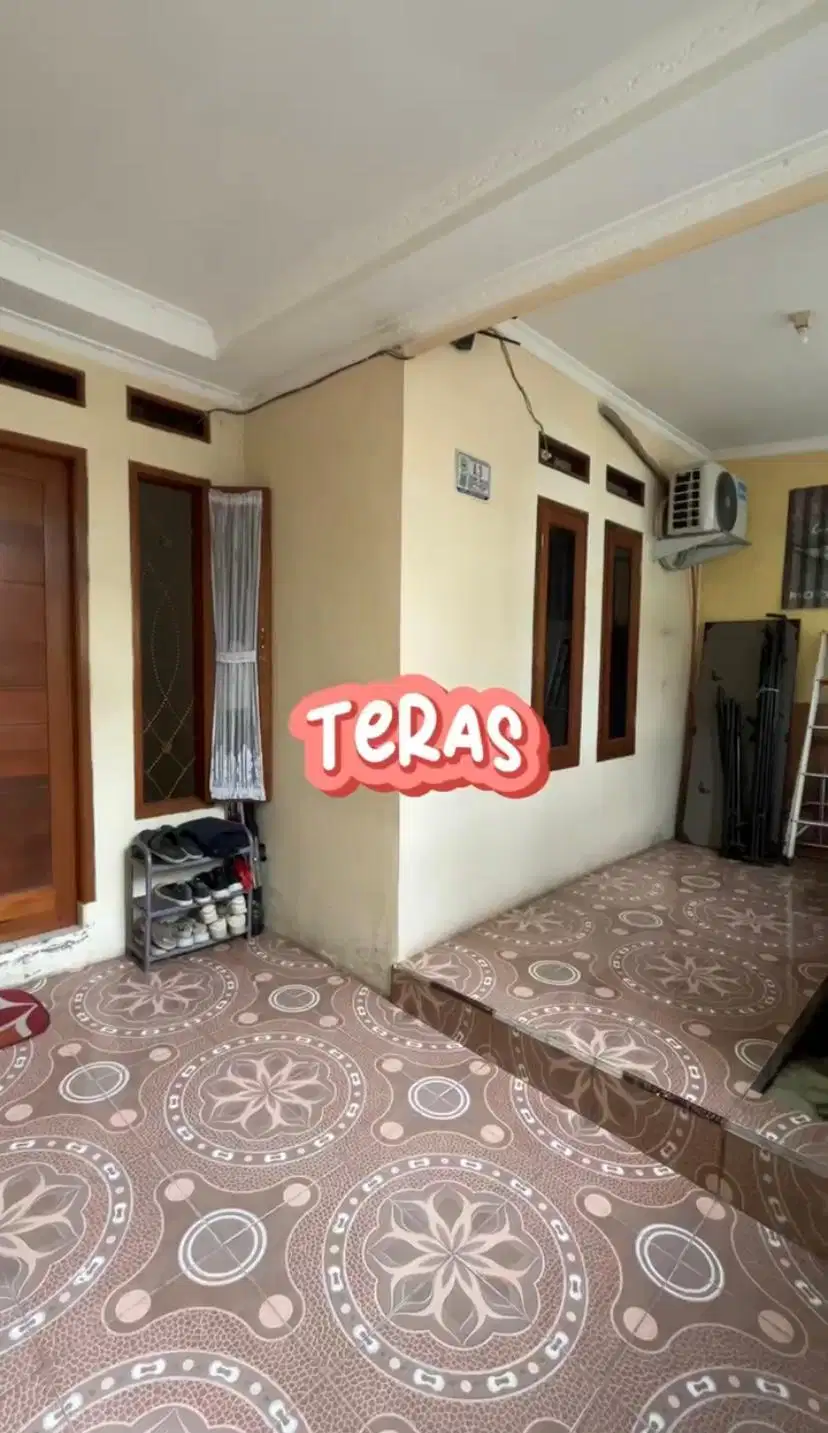 Dijual rumah siap huni dalam cluster area Bambu APUS Tangsel
