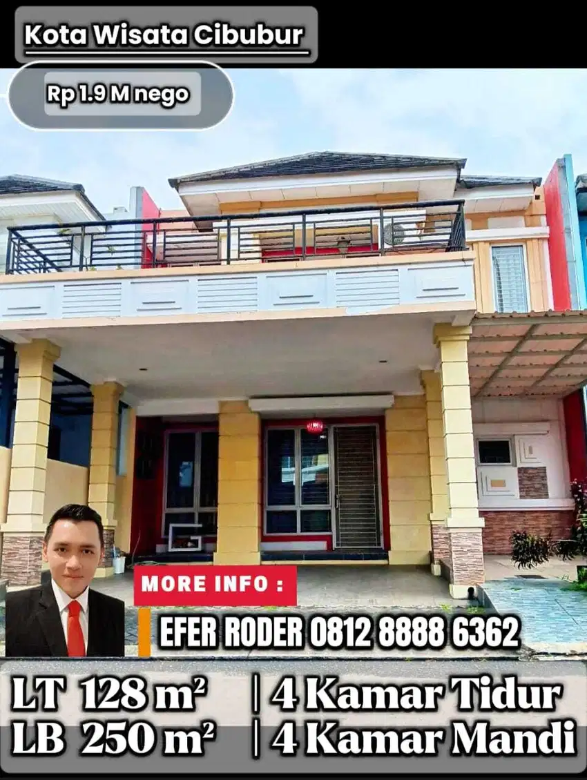 Rumah kesukaan keluarga dijual murah & bagus