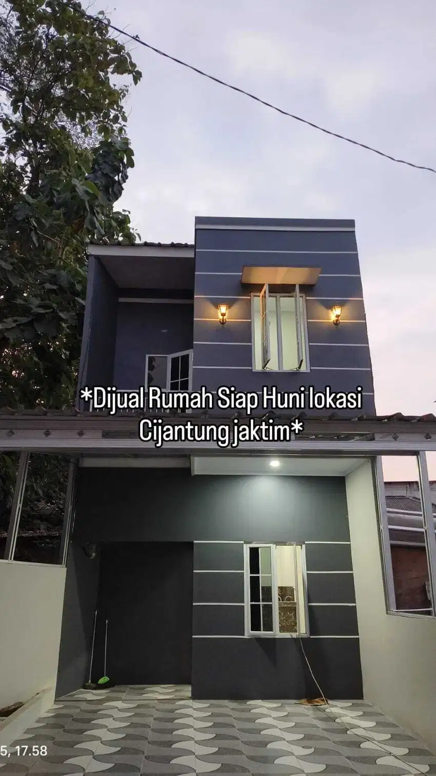 *Dijual Rumah Siap Huni lokasi Cijantung jaktim*