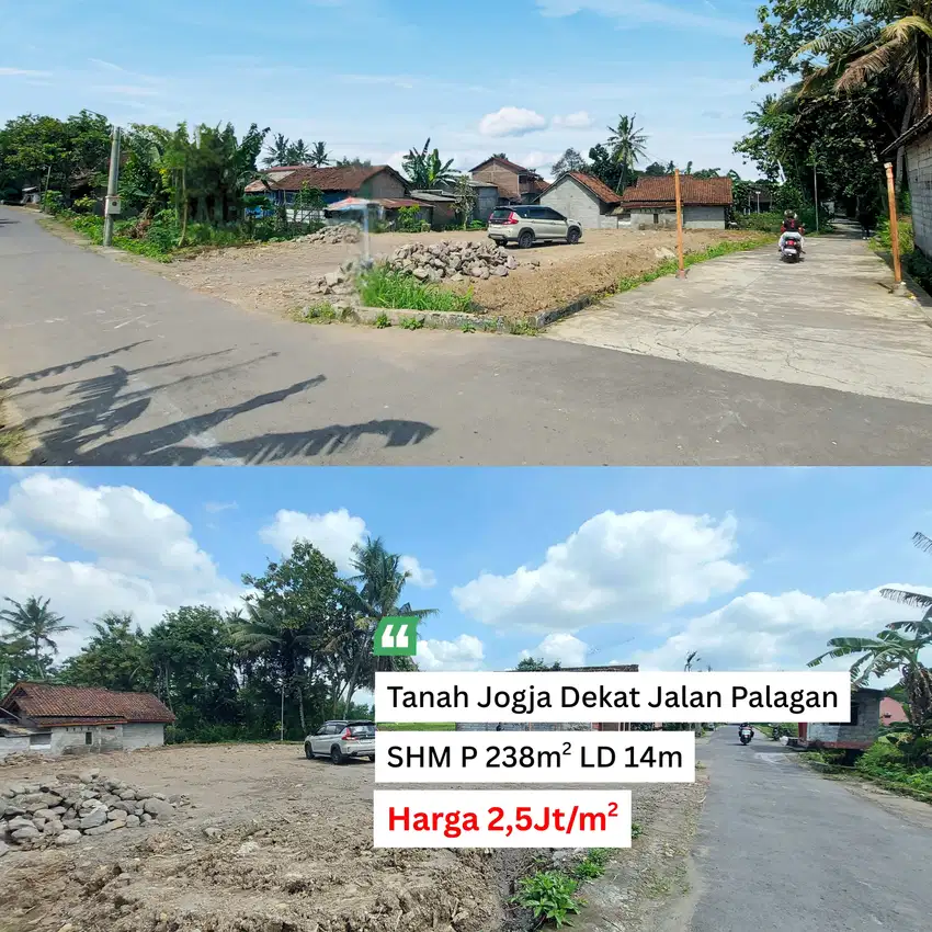 Tanah Sleman Barat Jl Palagan Jogja