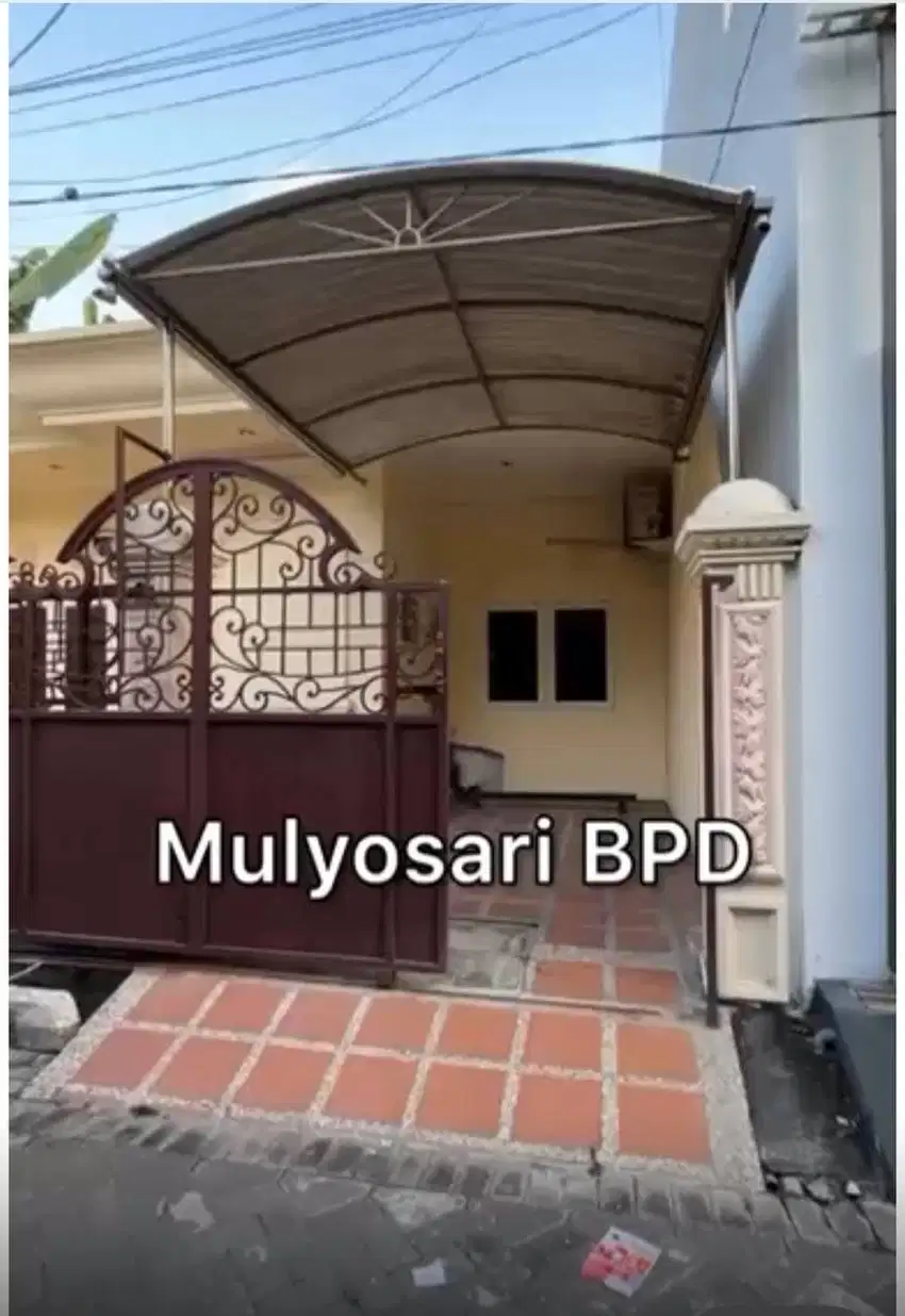 Dijual Rumah Mulyosari BPD Surabaya Timur