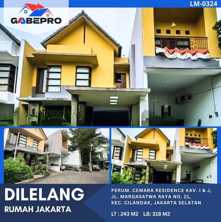 Rumah dijual MURAH daerah Cilandak, Jakarta Selatan