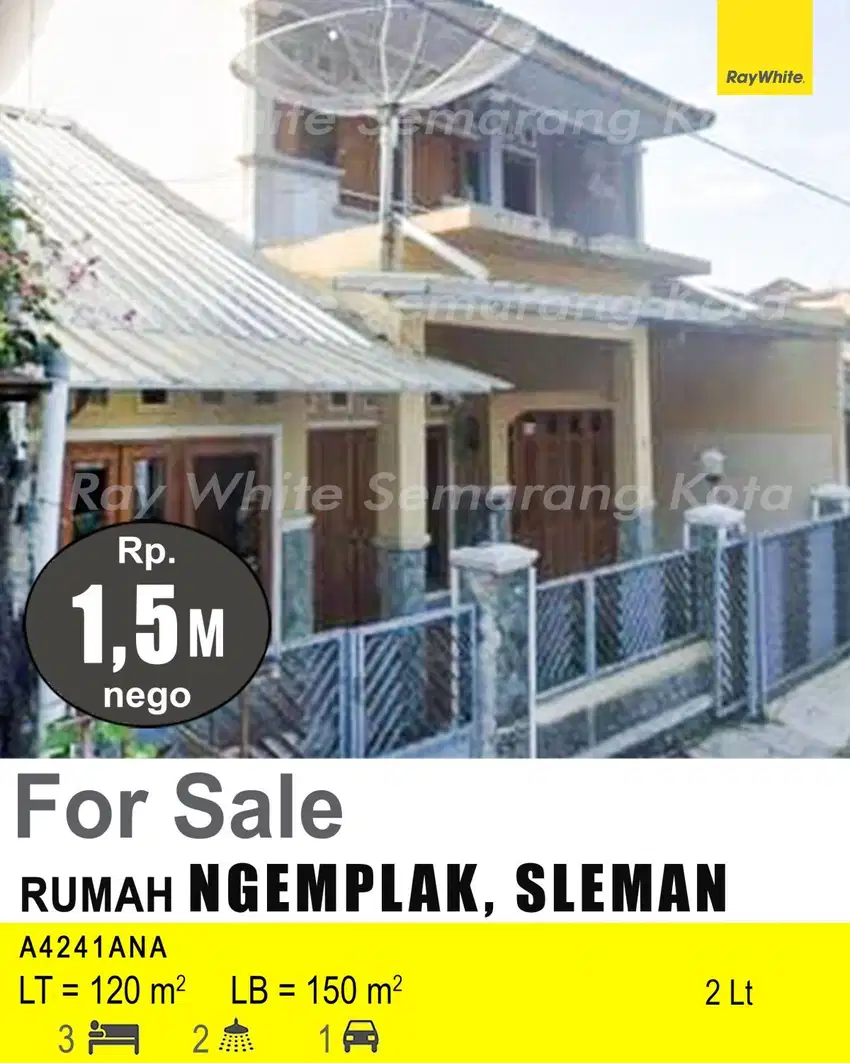 DIJUAL RUMAH DI NGEMPLAK SLEMAN A4241