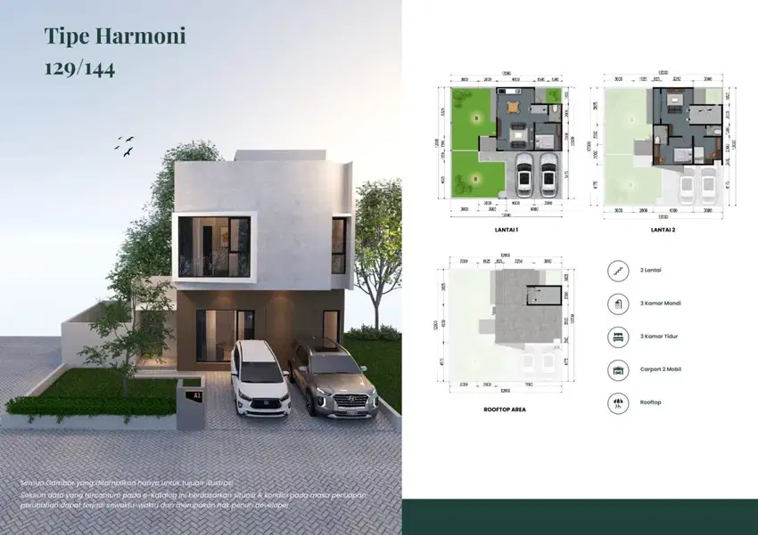 CLUSTER EXCLUSIVE DI JANTUNG KOTA BANDUNG, DEKAT KE UNPAD, ITB DAN DAG