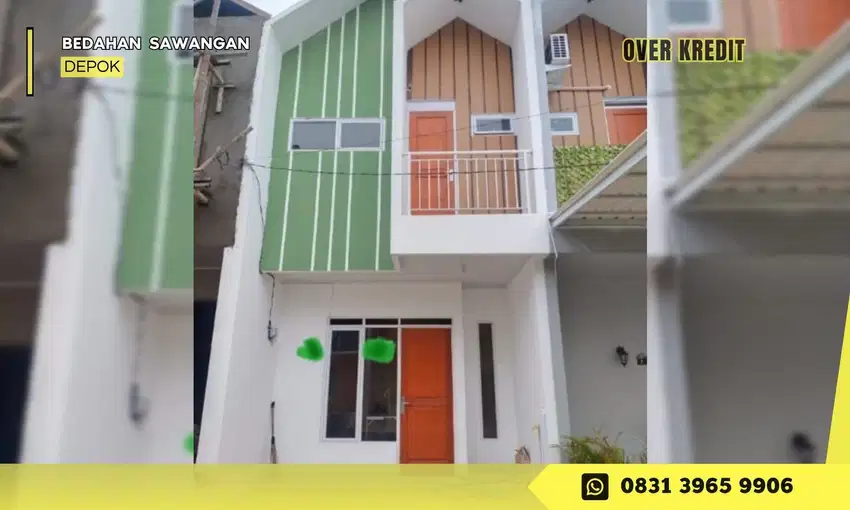 Take Over rumah 2LT dkt Tol sawangan di The Green Sakinah Depok