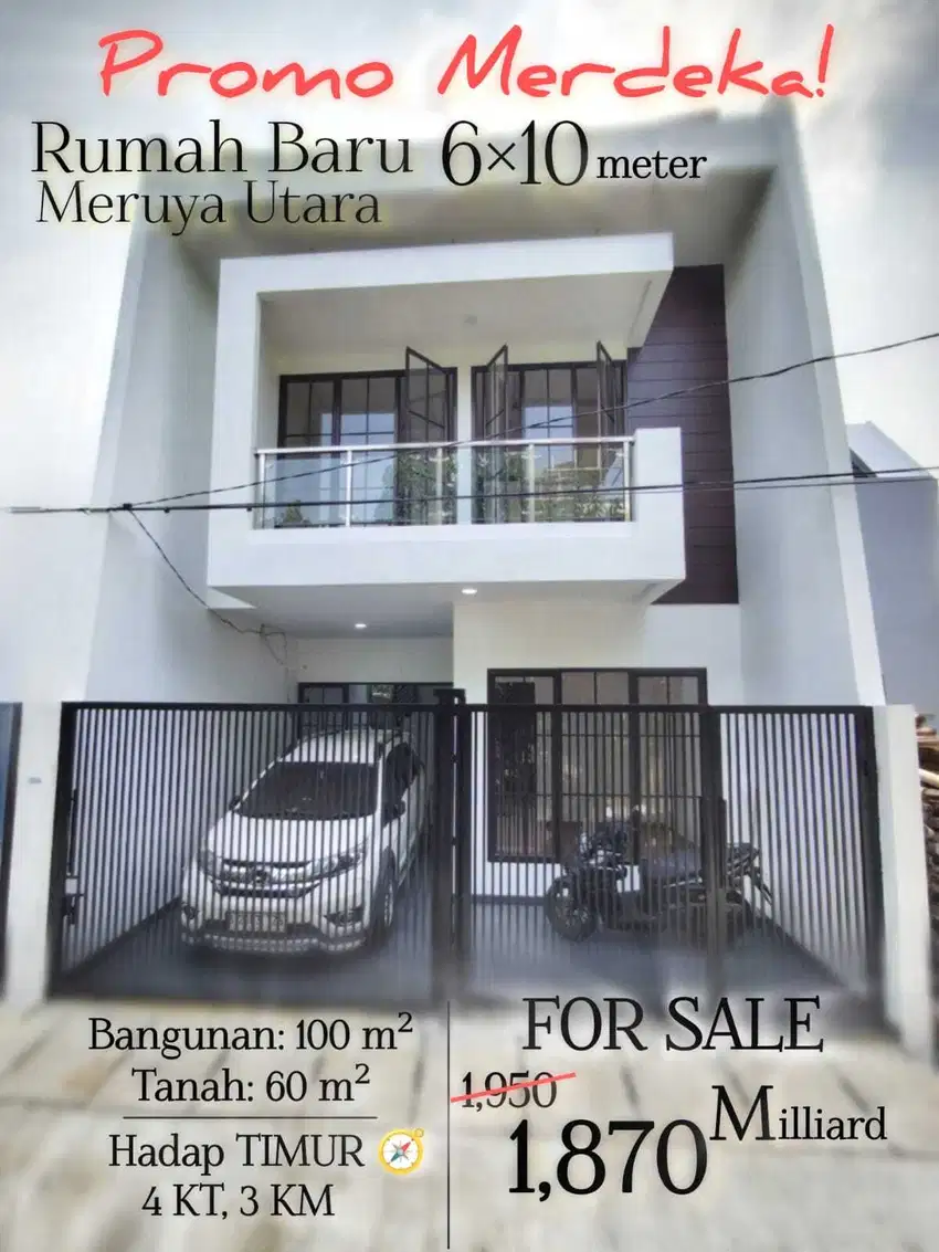 JUAL RUMAH BARU AMERICAN CLASSIC  MERUYA JAKARTA BARAT