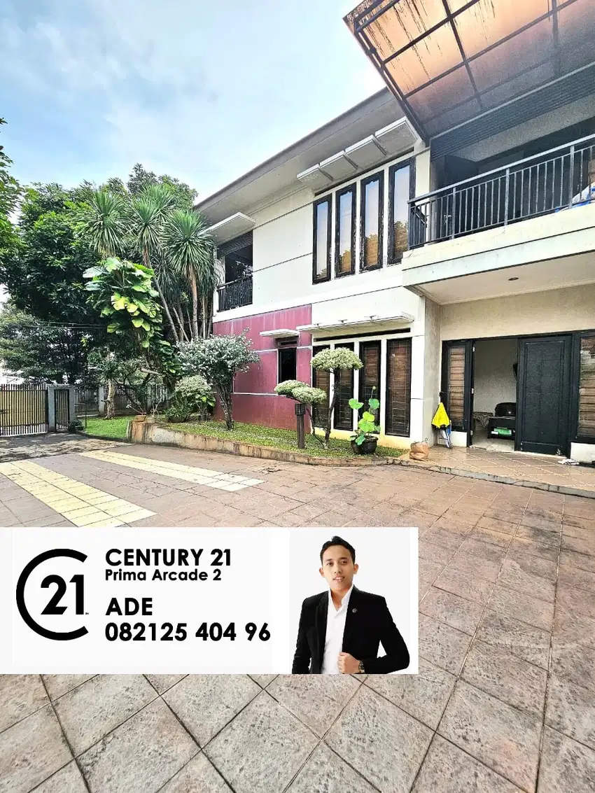 Rumah Cocok Tuk Keluarga Besar Taman Luas di Sektor 2 Bintaro LR-16471