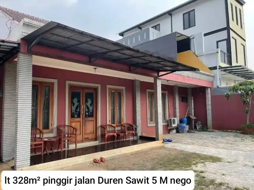 BISA USAHA..! RUMAH PINGGIR JALAN - DUREN SAWIT